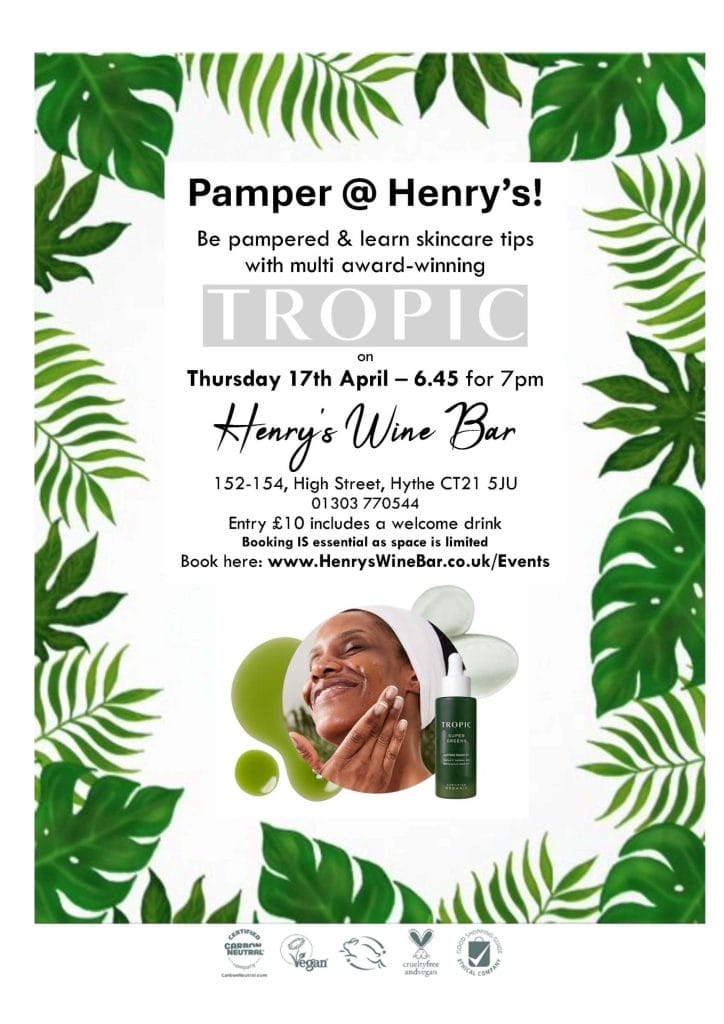 Pamper @ Henry's ... You deserve it!